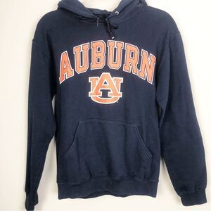 THE VICTORY | AUBURN UNIVERSITY Navy Blue & Orange Hoodie Unisex Size Small
